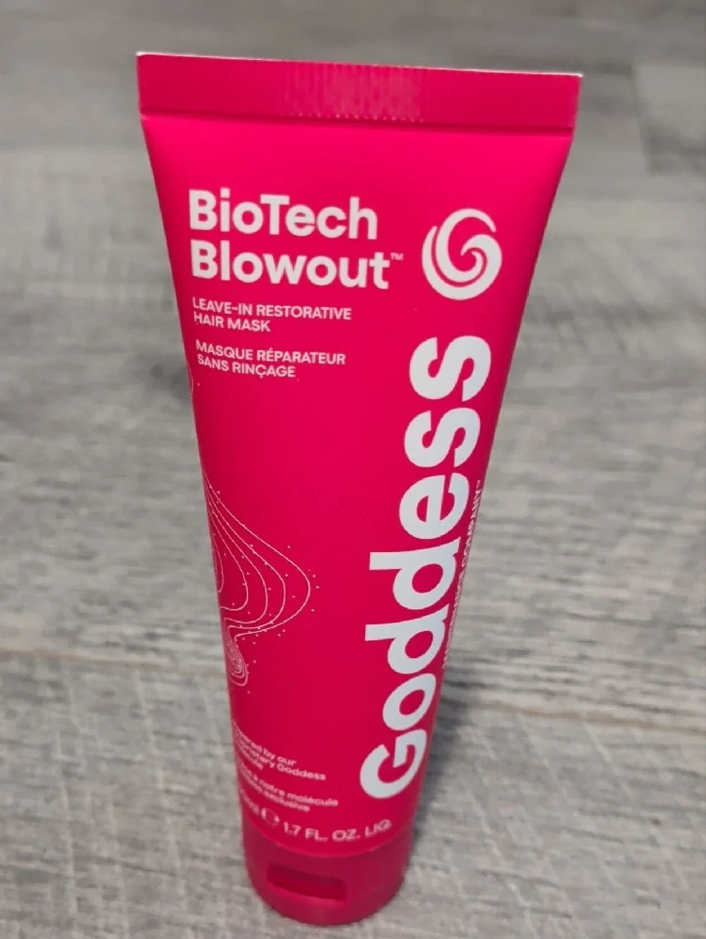 Goddess BioTech Blowout Leave-In Restorative Hair Mask - Hot Pink